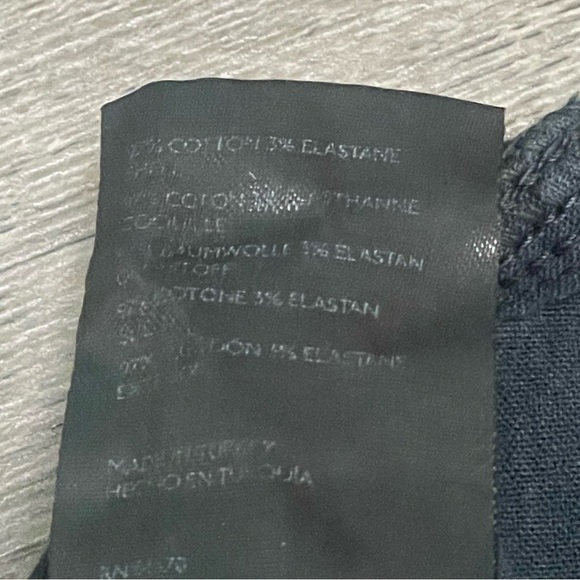 Free People Pleated Trousers Black Wide Leg Pants High Rise Boho Hippie Sz 4 - Picture 6 of 8